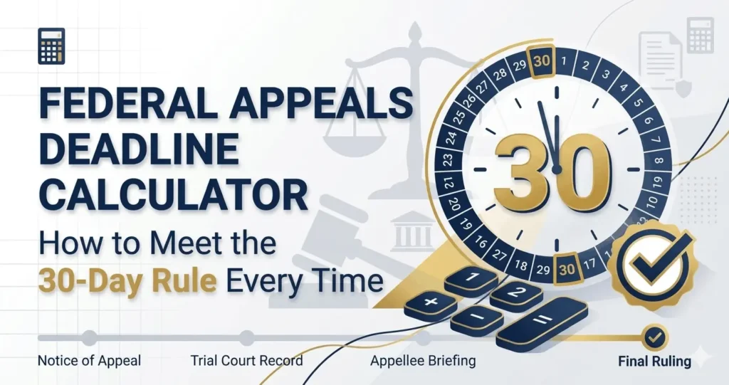 Federal Appeals Deadline Calculator