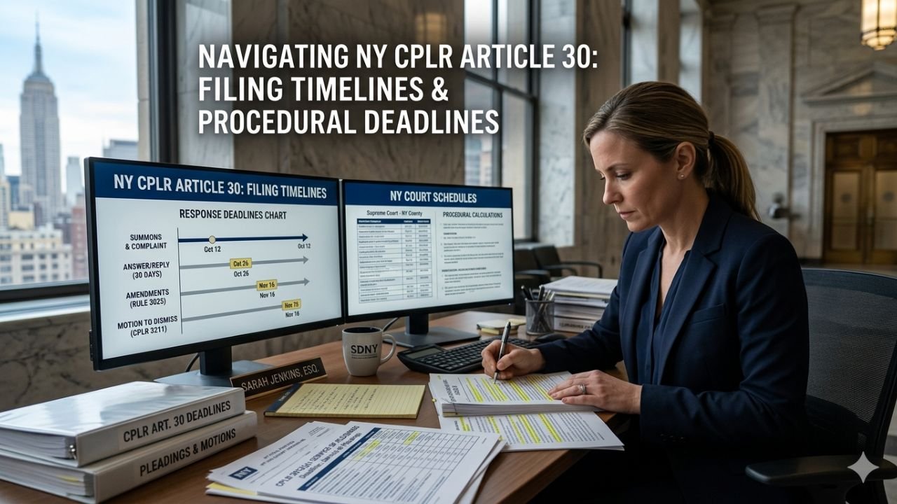 New York CPLR Deadline Rules