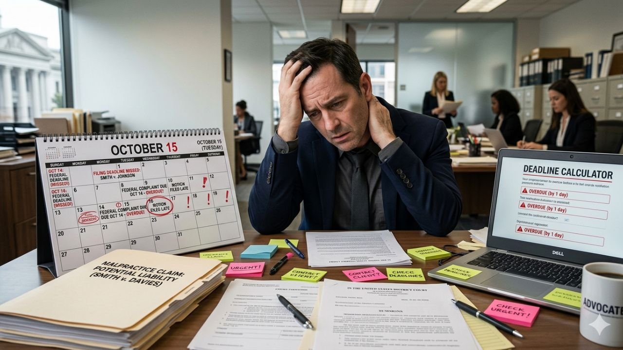 Top 5 Legal Deadline Calculation Mistakes That Lead to Malpractice Claims